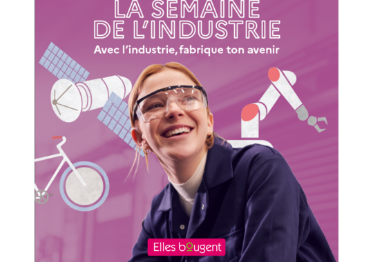 Visite de notre atelier de robotique, en partenariat avec l'association Elles Bougent, pour la Semaine de l'Industrie