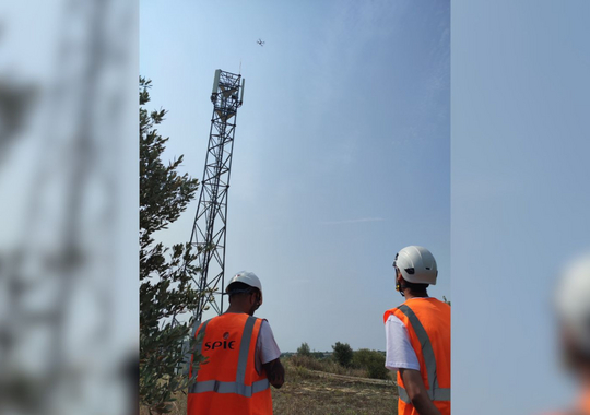 Télécom : Grâce à l’usage des drones, SPIE contribue aux transitions numérique et environnementale des territoires