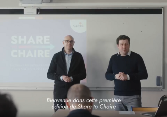 SPIE ICS et INSA Lyon s'associent pour la première édition de Share To Chaire