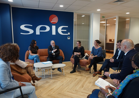Le préfet de Maine-et-Loire en visite chez SPIE