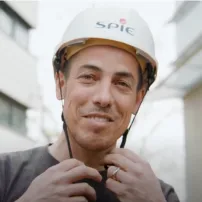 Portrait de Vincent, technicien courant faible chez SPIE Facilities