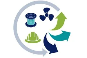 picto représentant le réemploi d'équipements techniques