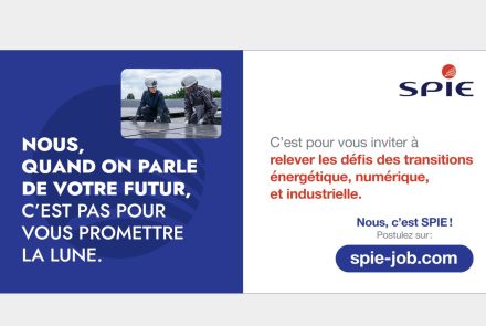 SPIE propose 2 500 postes dont 600 en alternance partout en France