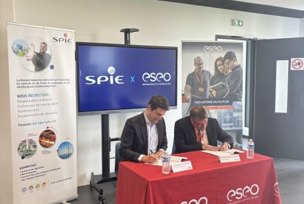 SPIE Industrie et l’ESEO Dijon signent un partenariat ! 