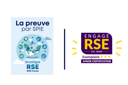 SPIE France obtient le label engagé RSE niveau exemplaire, reconnaissance de la solidité de sa démarche RSE