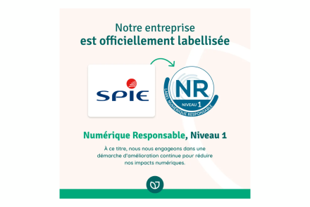 SPIE Facilities obtient le label Numérique Responsable