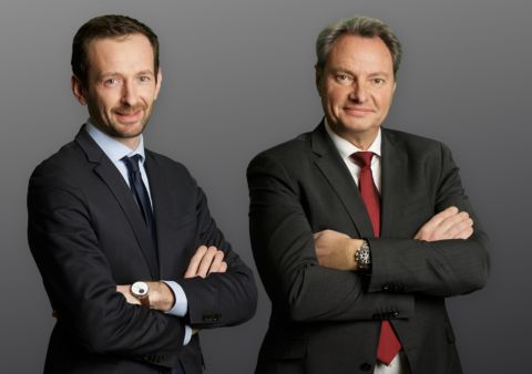 Pierre d'Aubert (droite) & Anthony Salentey (gauche)