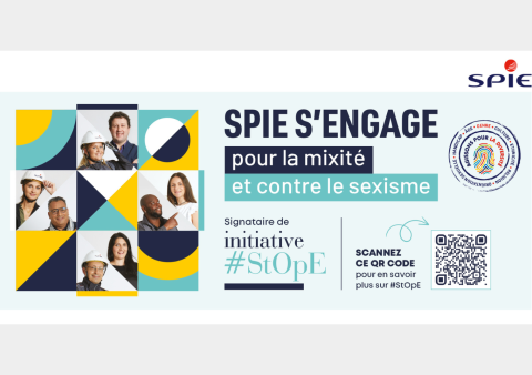 SPIE s'engage pour la mixité et contre le sexisme - visuel collaborateurs